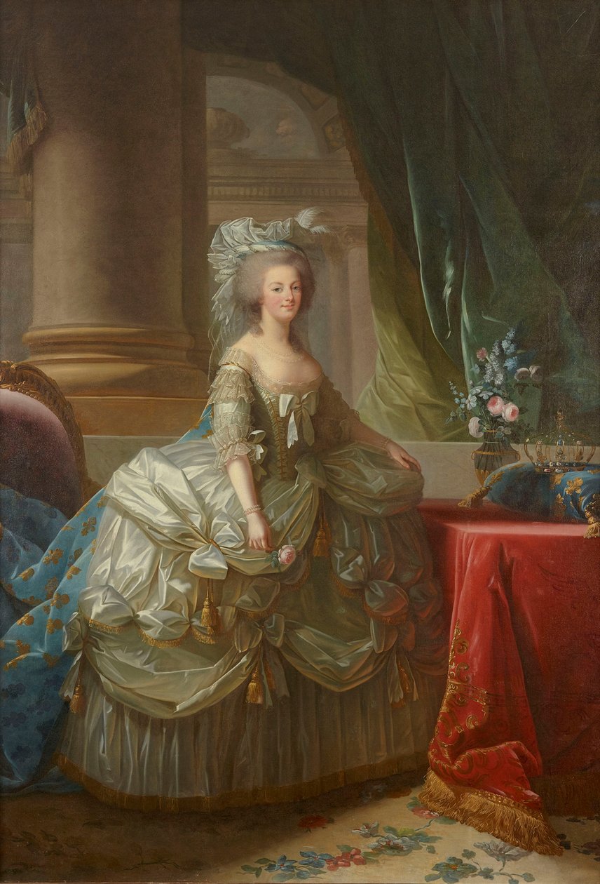 Portrait de la reine Marie-Antoinette de France - Elisabeth Louise Vigee Lebrun