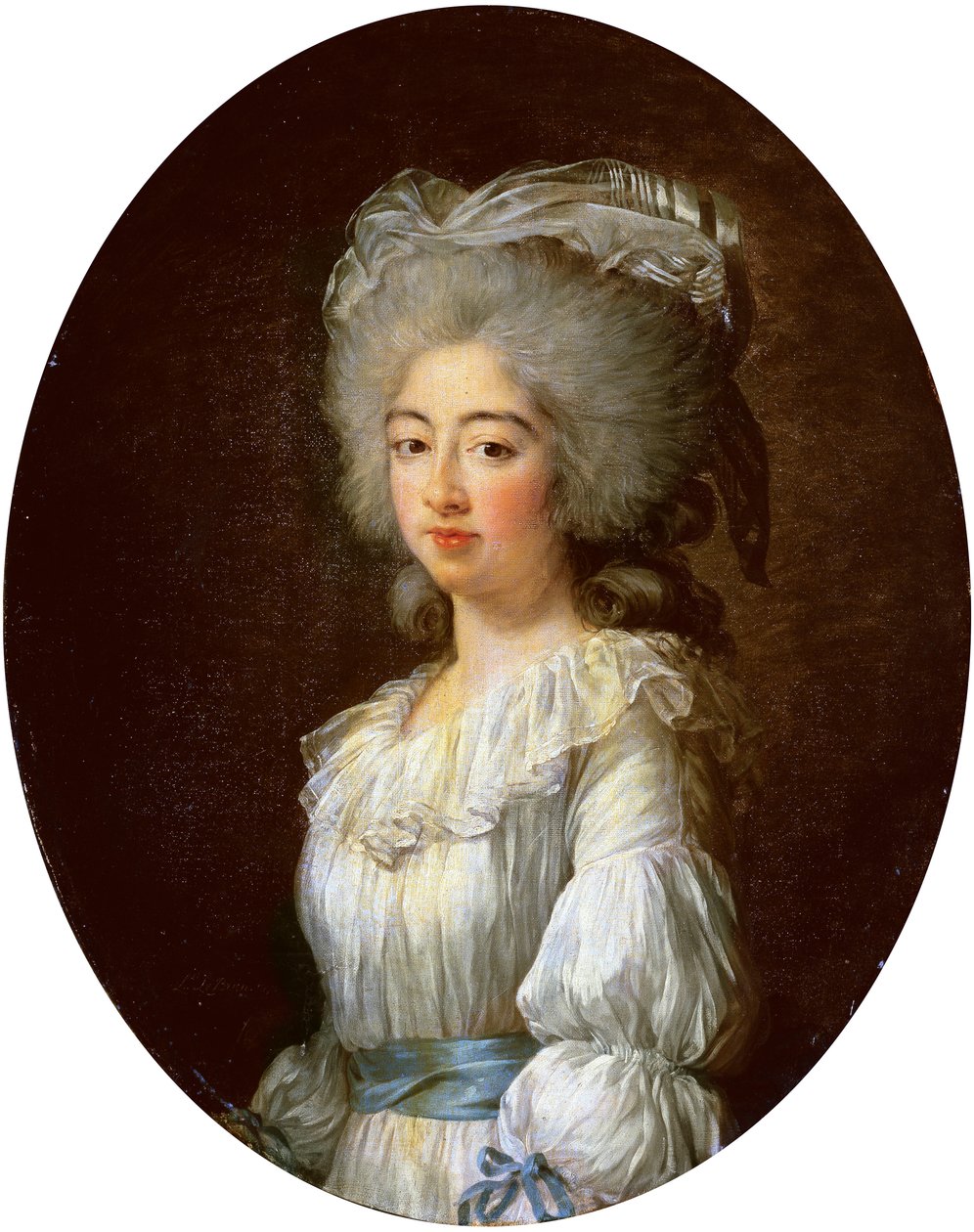 Portrait de Louise Marie Joséphine, comtesse de Provence, future reine de France - Elisabeth Louise Vigee Lebrun