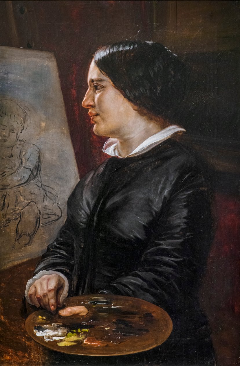 Autoportrait - Elisabeth Maria Anna Jerichau-Baumann