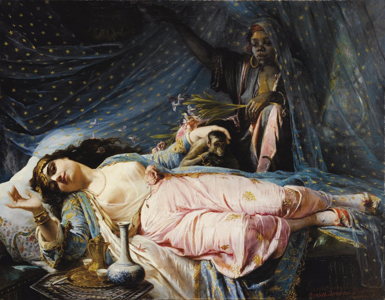 Princesse Zainab Nazli Khanum (Nazili Hanum) (1853-1913) - Elisabeth Maria Anna Jerichau Baumann