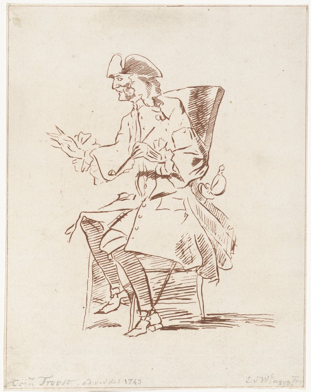 Portrait de Jacob Carpi - Elisabeth van Woensel