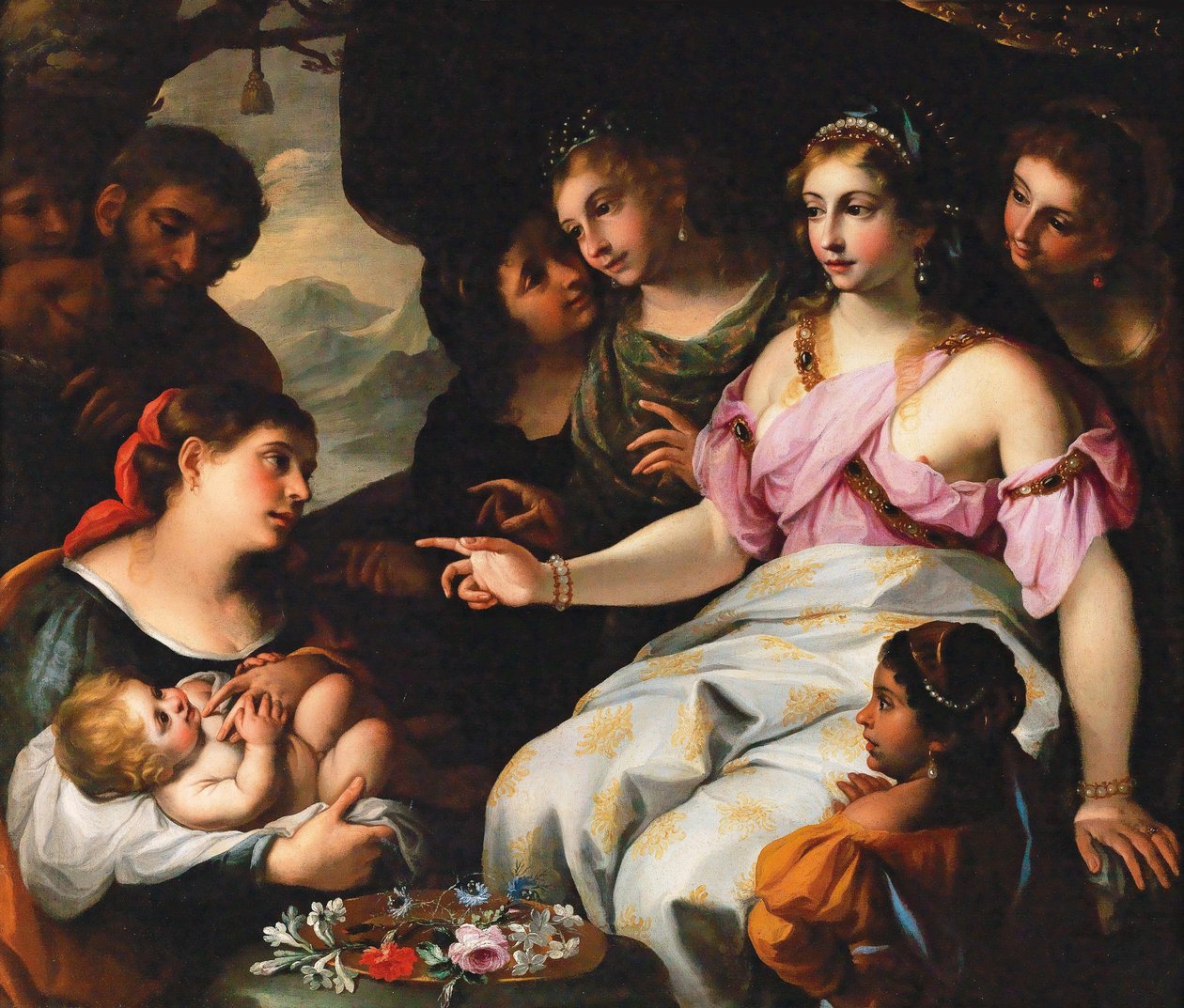La découverte de Moïse - Elisabetta Sirani