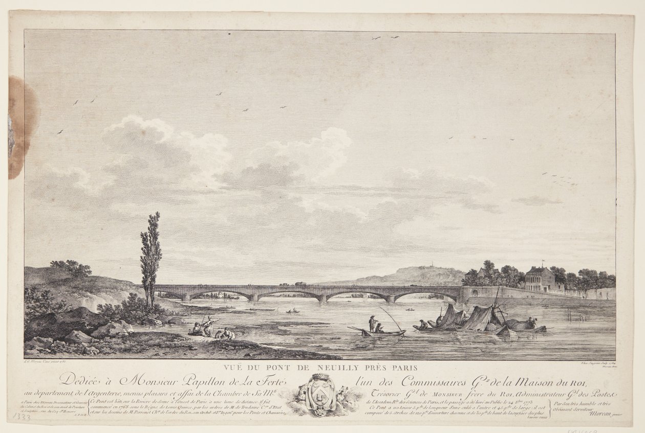 Vue du Pont de Neuilly près de Paris - Elise Saugrain