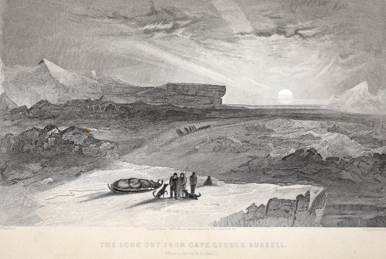 Vue depuis le cap George Russell, illustration de 