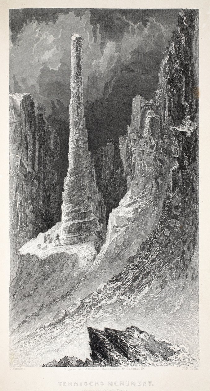 Monument de Tennyson, illustration de 