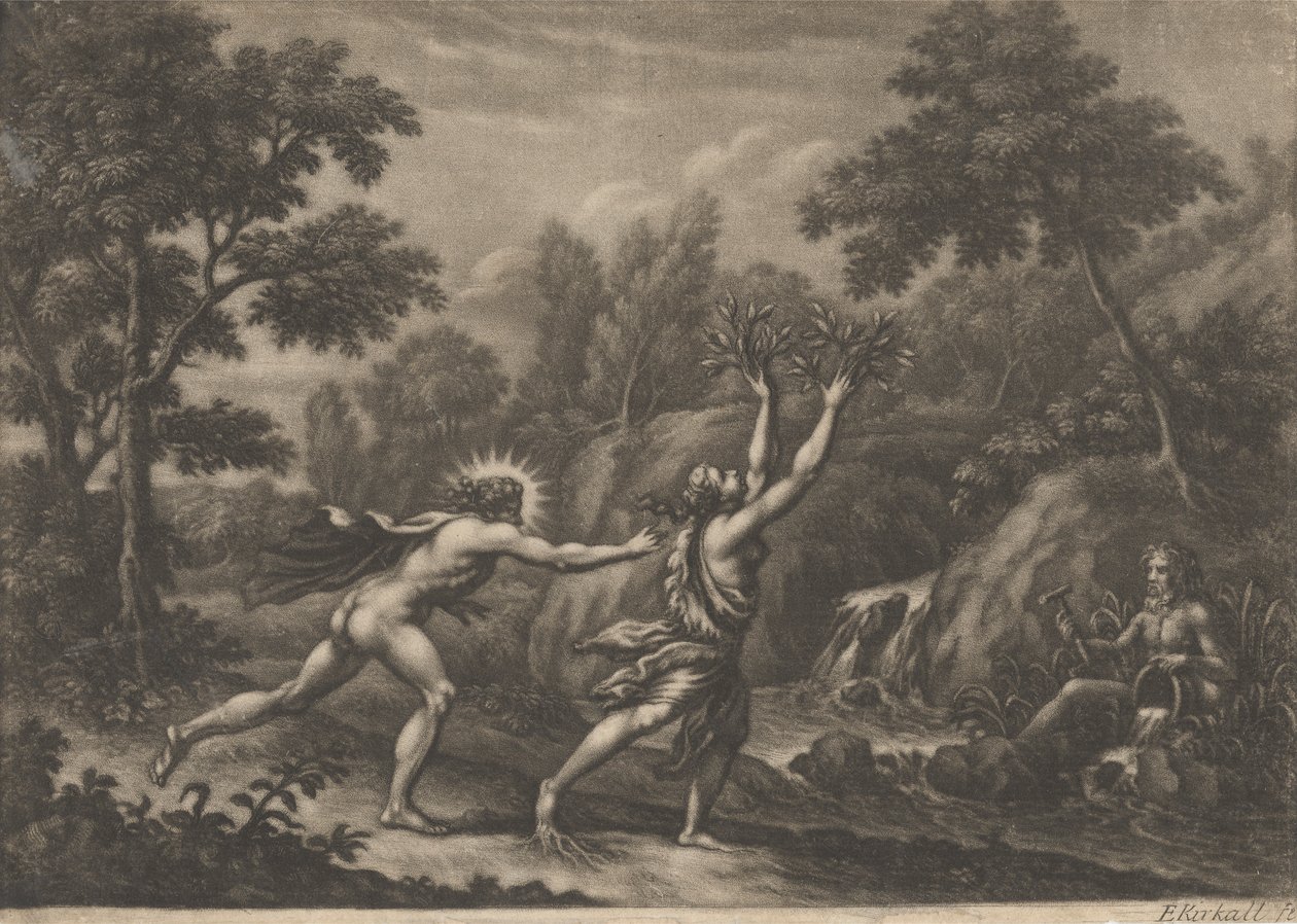Apollon et Daphné - Elisha Kirkall
