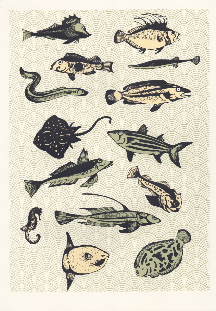 Poisson japonais jaune - Eliza Southwood