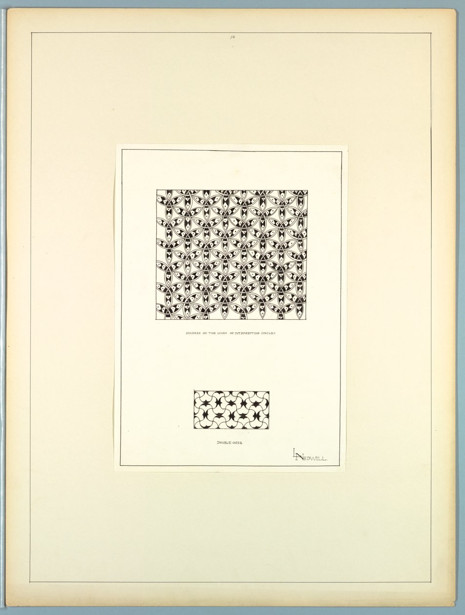 Portfolio, Ornement historique, vers 1900 - Elizabeth A. Nedwill