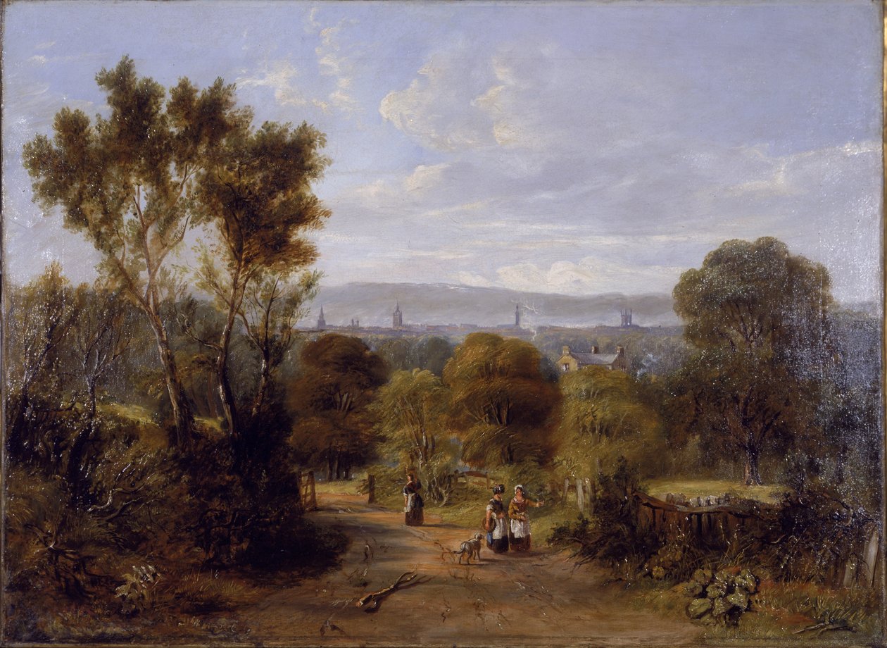 Vue de Jesmond, Newcastle upon Tyne, vers 1845 - Elizabeth Burdon Sanderson
