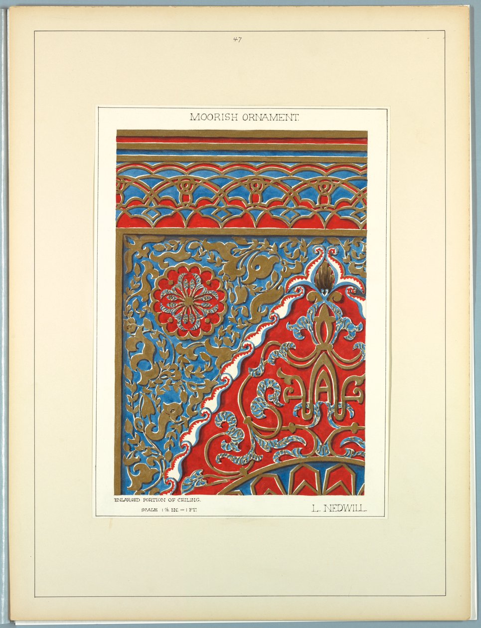 Ornement historique, vers 1900 - Elizabeth A. Nedwill