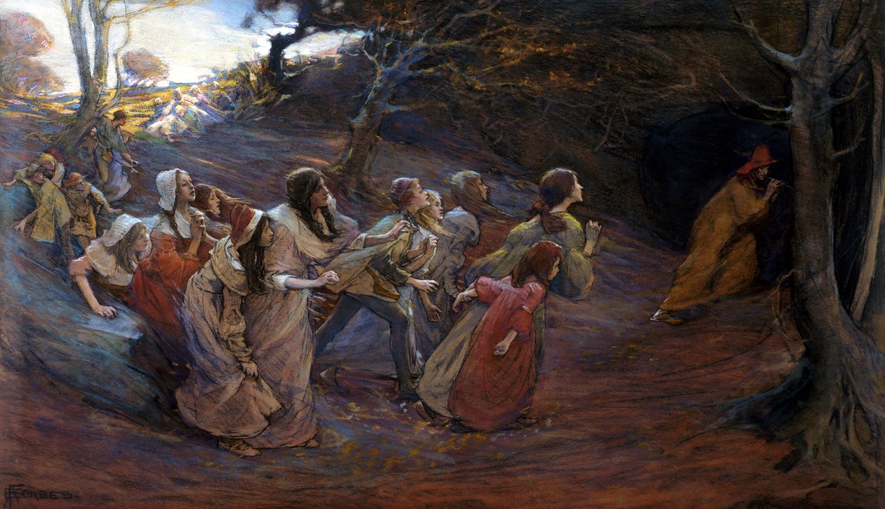 Le Joueur de flûte de Hamelin - Elizabeth Adela Stanhope Forbes
