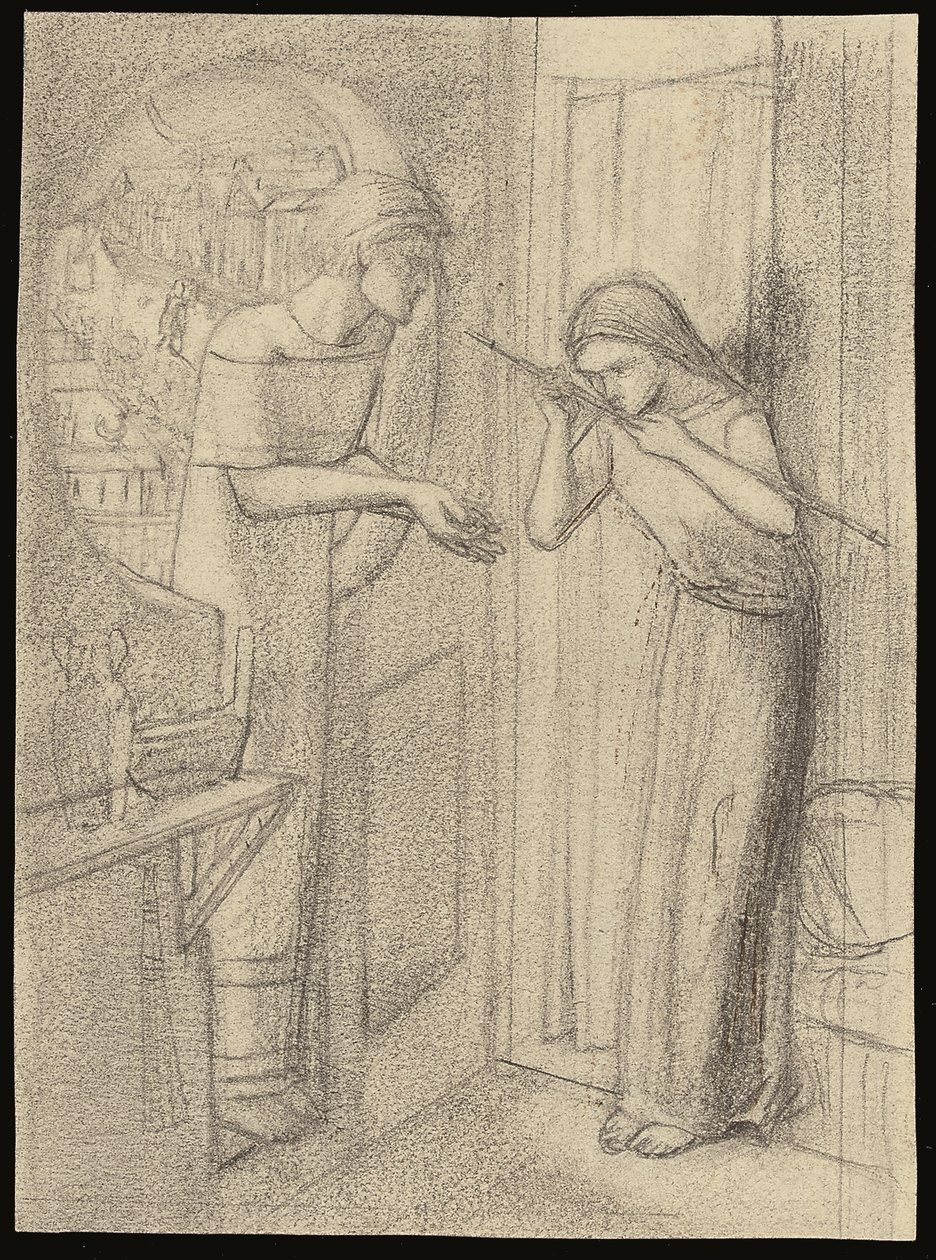 Clerk Saunders - Elizabeth Eleanor (1834 62) Siddal