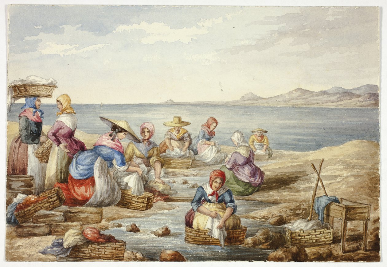 Lavandière à Nice - Elizabeth Murray