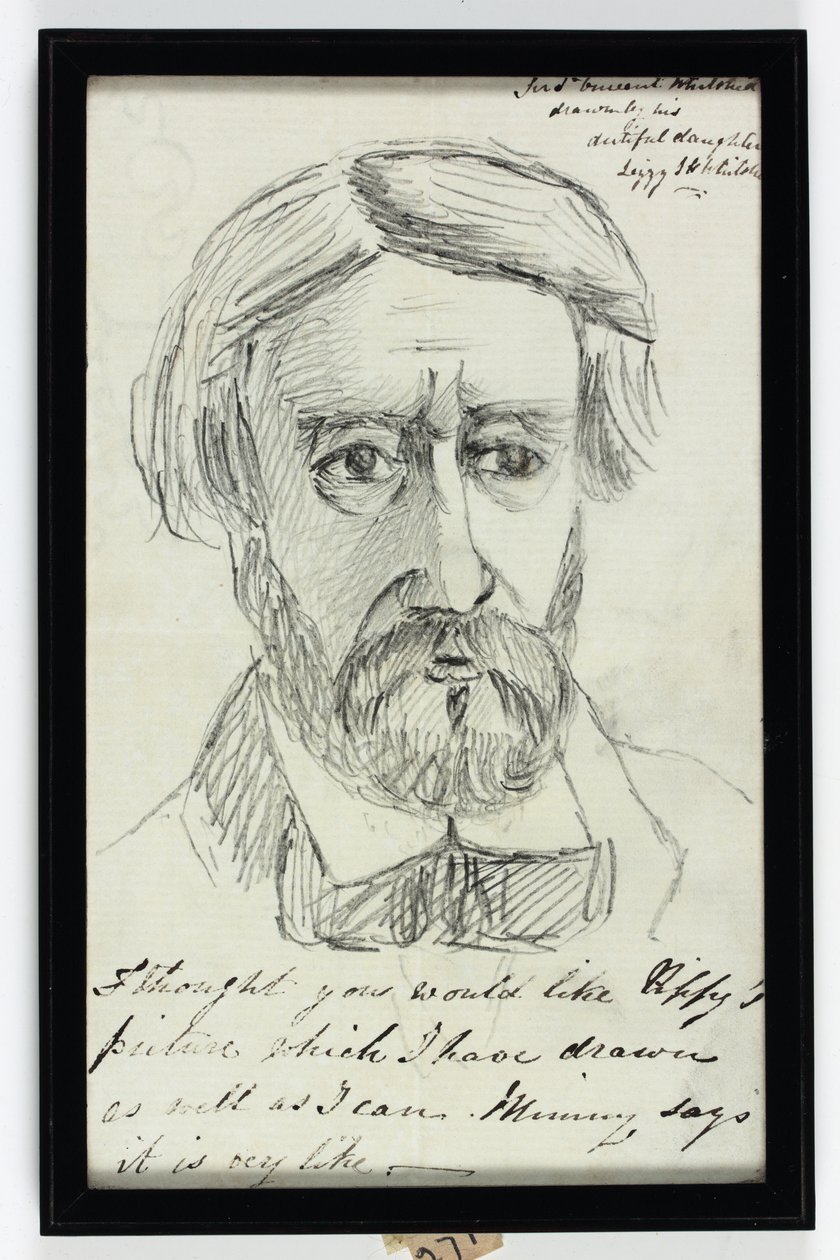 Sir St Vincent Keene Hawkins-Whitshed Bart (crayon sur papier) - Elizabeth Sophia Hawkins Whitshed