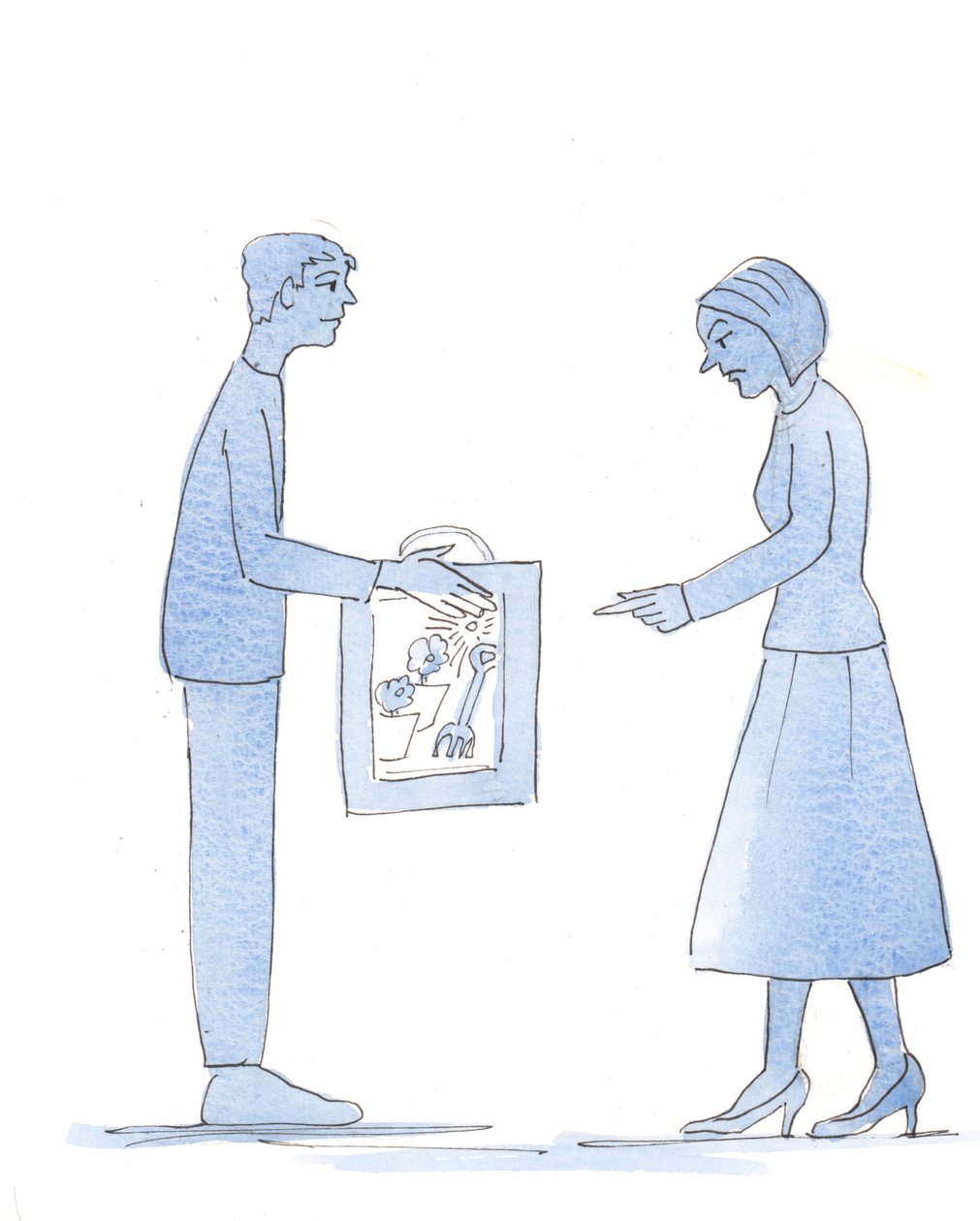 Une personne qui déteste le jardinage ne sera pas contente de recevoir un ensemble de jardinage en cadeau ; donc une personne qui ne regarde pas les dons de Dieu avec gratitude et refuse de les utiliser, ne devrait pas s