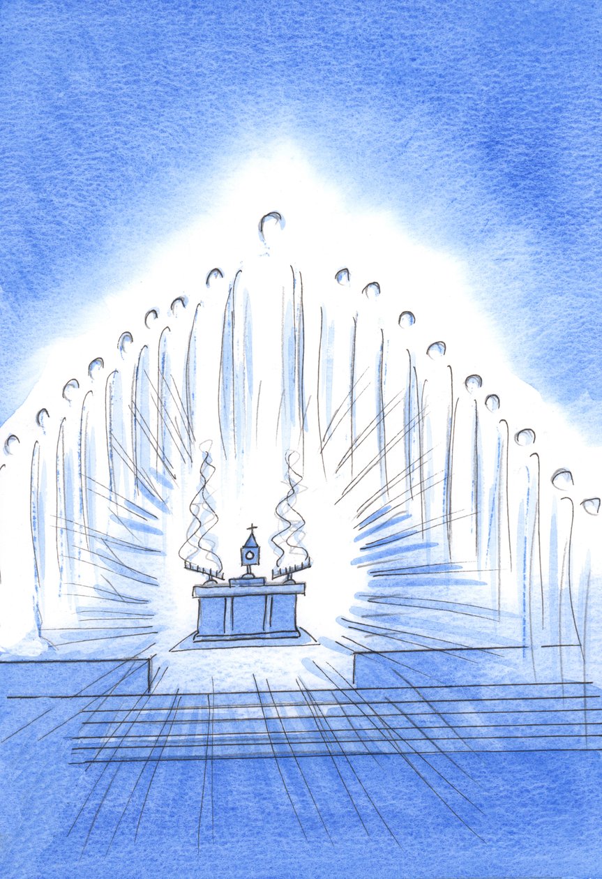 Le Christ est présent avec Ses Saints Anges à notre neuvaine et bénédiction ; et Notre-Dame se réjouit de notre affection sans honte - Elizabeth Wang
