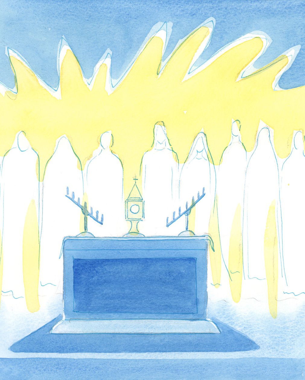 Le Christ aime apporter à ses amis du réconfort et un nouveau courage par sa Présence Réelle dans le Saint Sacrement - Elizabeth Wang