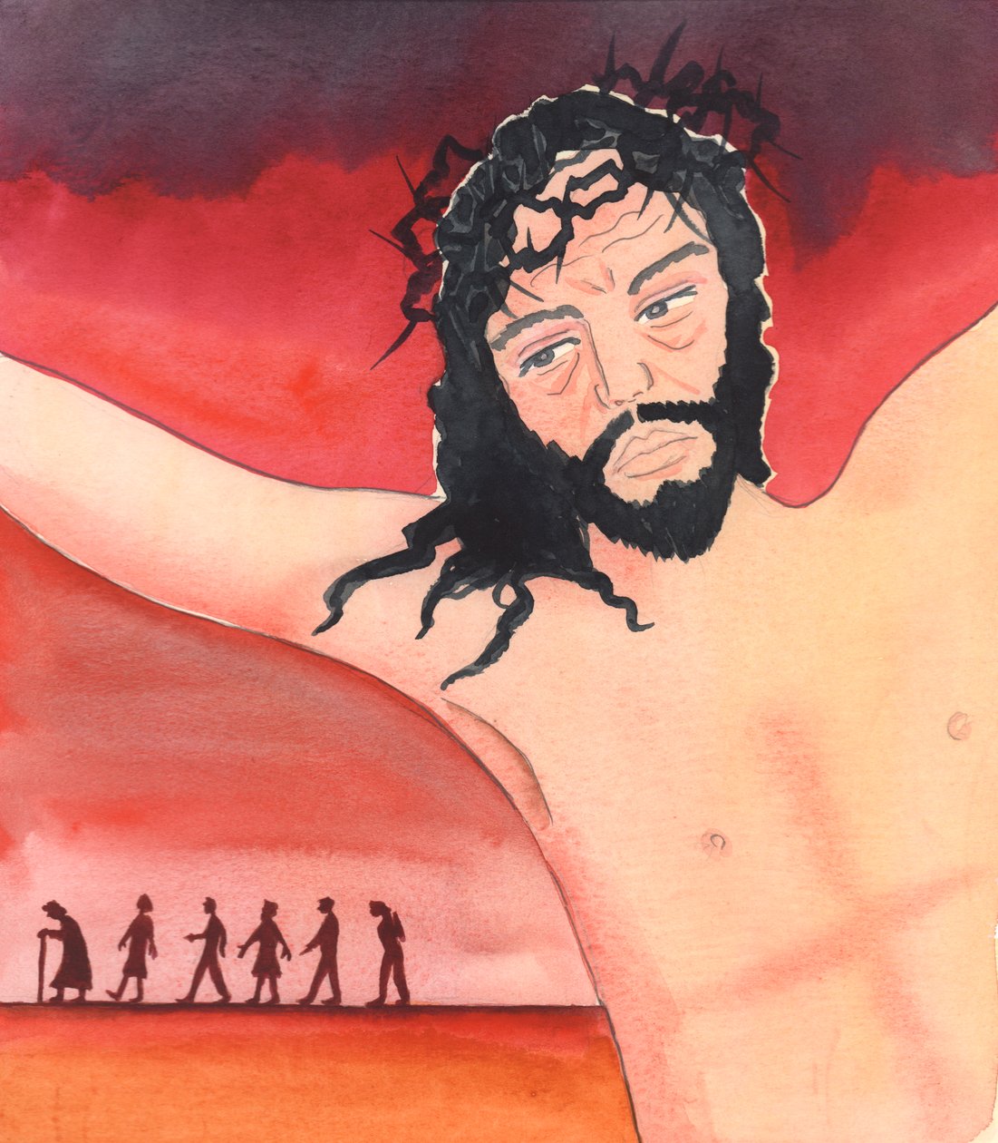 Le Christ a parlé lors de la Consécration du vin, disant "Je verse Mon Sang pour eux" - Elizabeth Wang