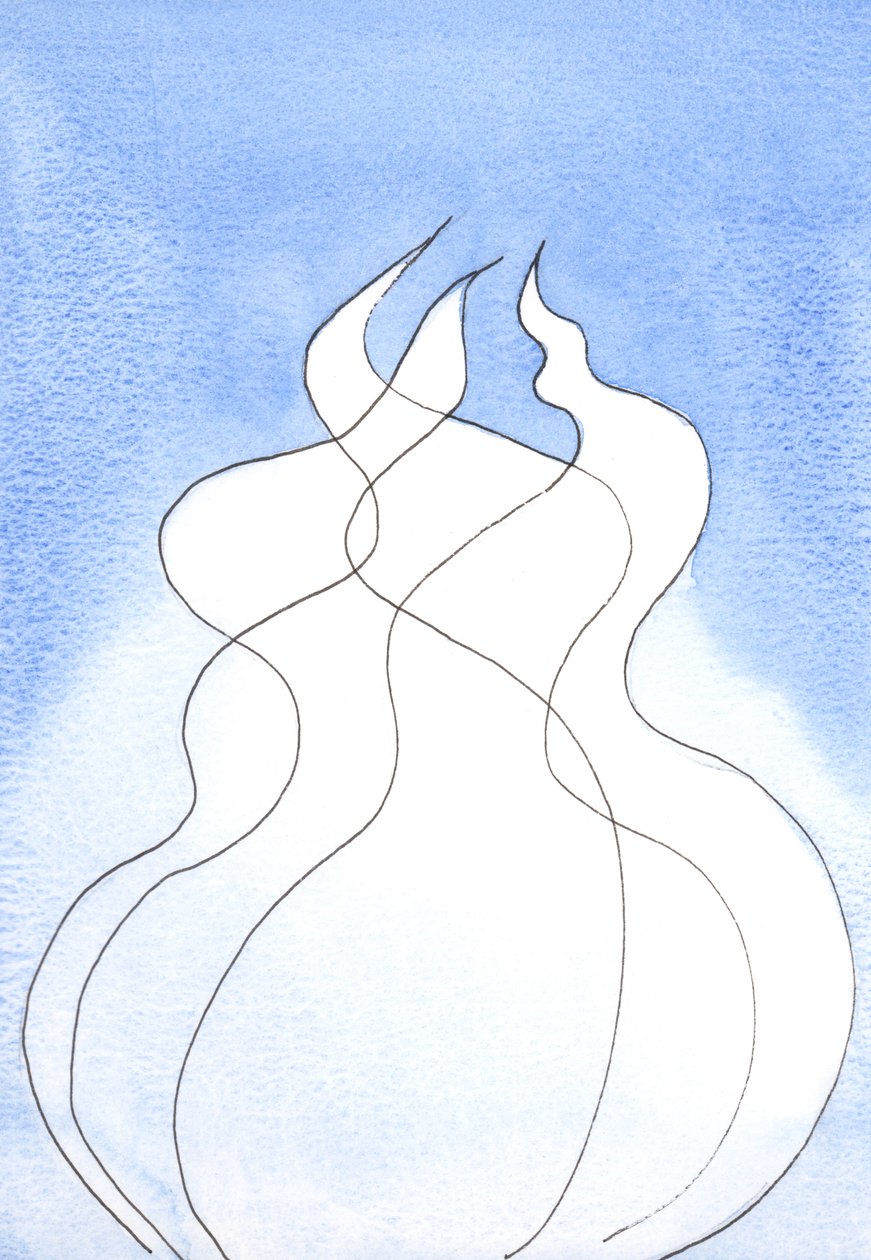Chaque Personne Divine, chaque flamme, possède la même Nature Divine. Ensemble, ils sont un Dieu, un Feu - Elizabeth Wang