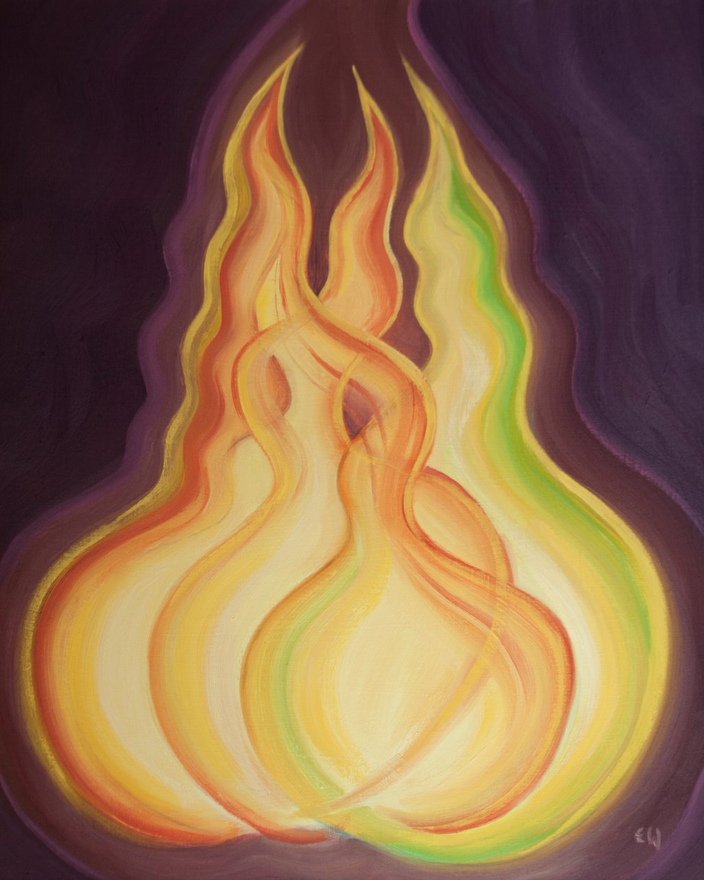 Chaque Personne Divine, chaque flamme, possède la même Nature Divine. Ensemble, ils sont un seul Dieu, un seul Feu - Elizabeth Wang