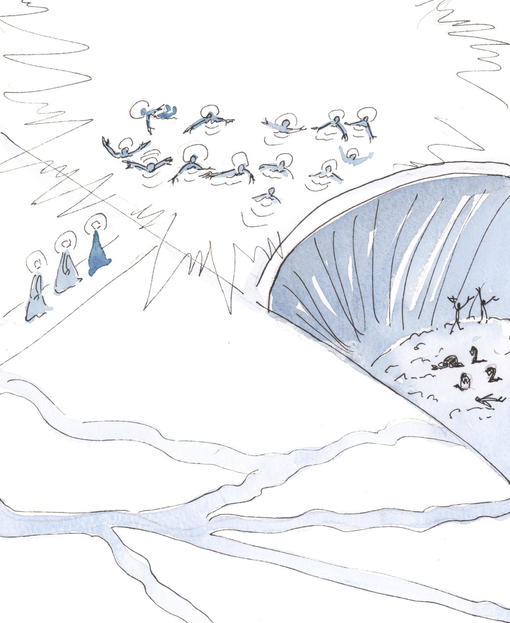 Le paradis est trouvé par ceux qui suivent le chemin vers la rivière d