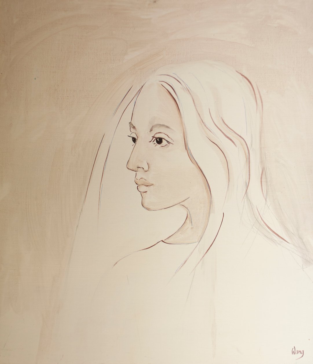 Au Ciel, la Vierge Marie partage la préoccupation de son fils pour tout ce qui se passe sur terre - Elizabeth Wang