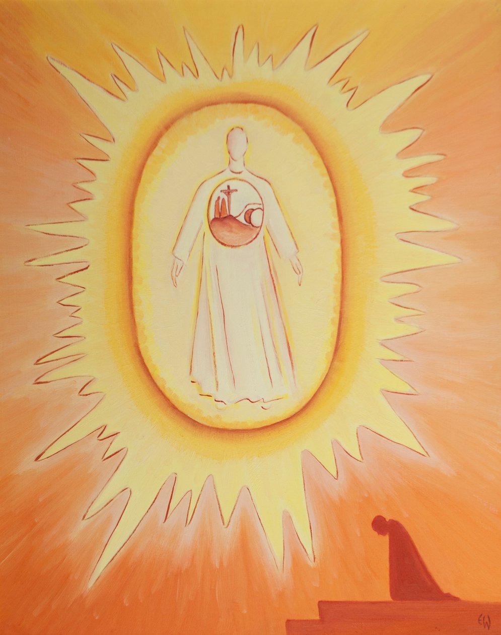 En me tournant vers le Christ ressuscité qui est avec le Père au ciel, je trouve en Christ tous les événements salvateurs de sa vie qui sont la raison de mon espérance - Elizabeth Wang