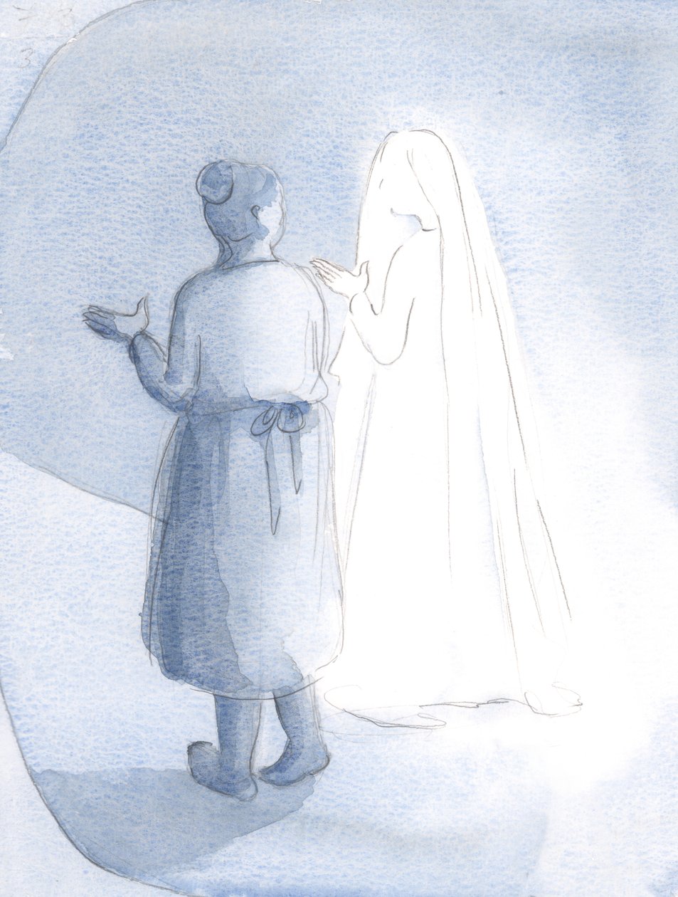 Il semblait que nous deux femmes marchions côte à côte, alors que je confiais les autres à ses soins, 2000 - Elizabeth Wang