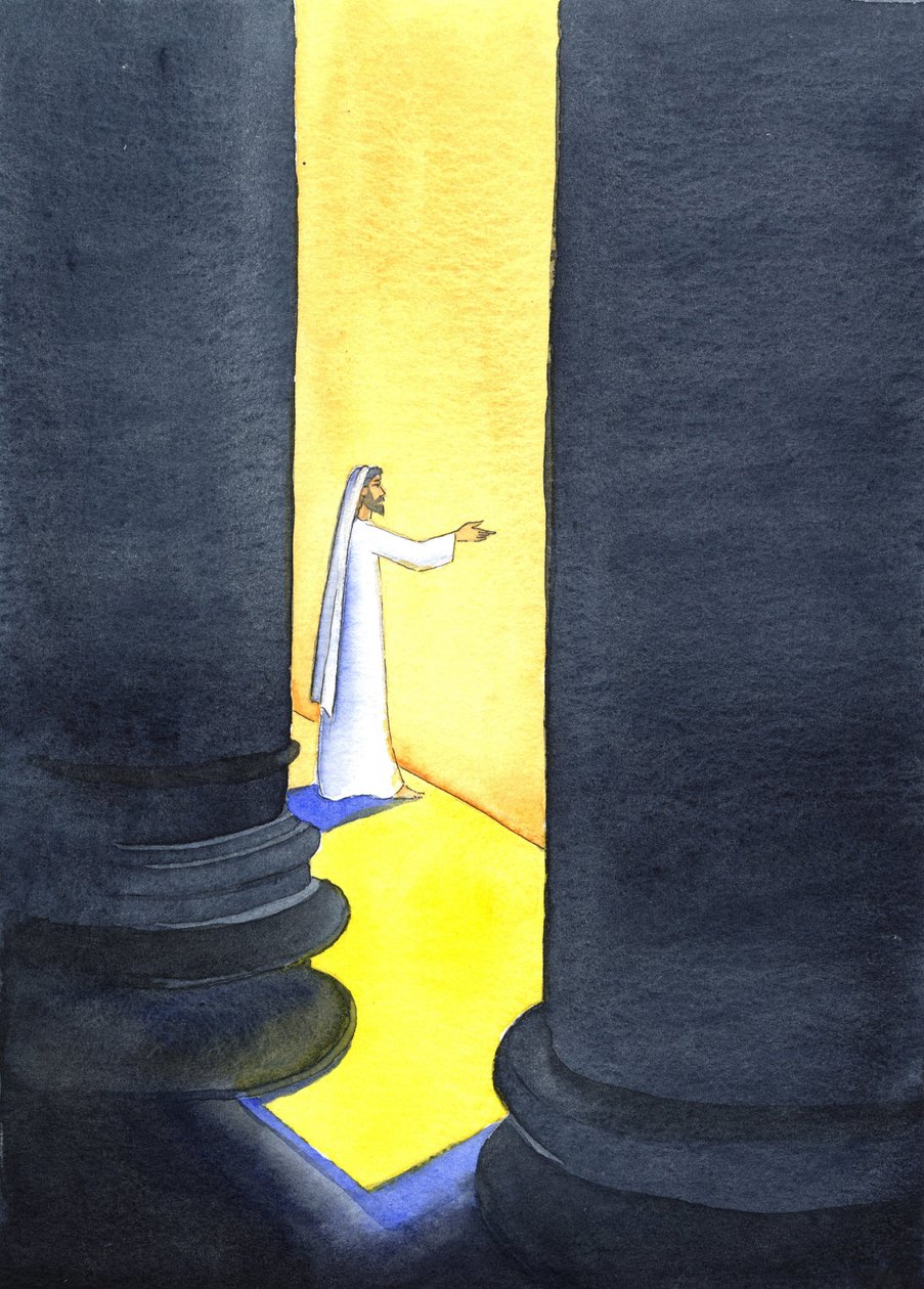 Jésus-Christ prêchait dans le Temple, et les foules s