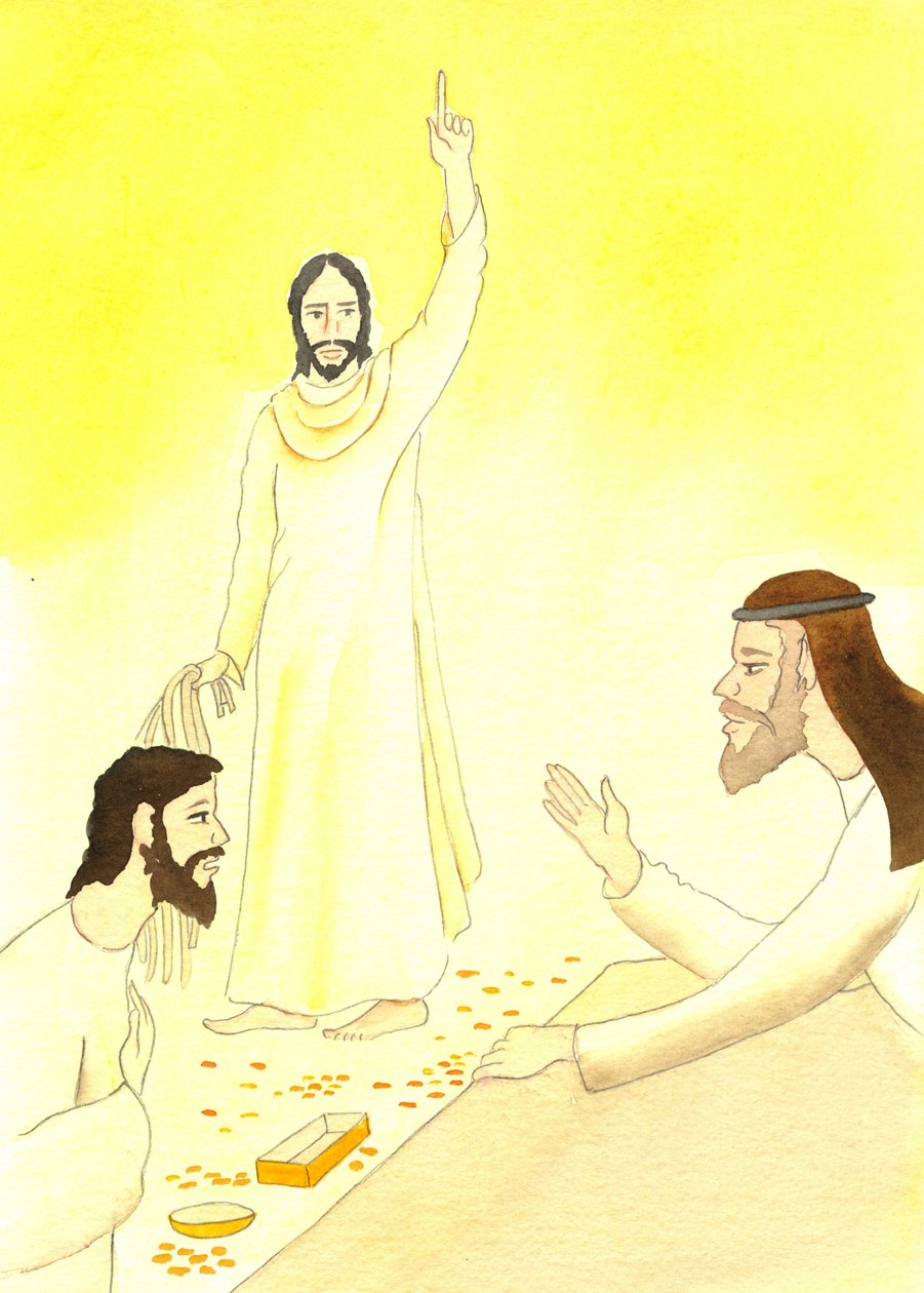 Jésus dit aux changeurs dans le Temple : N