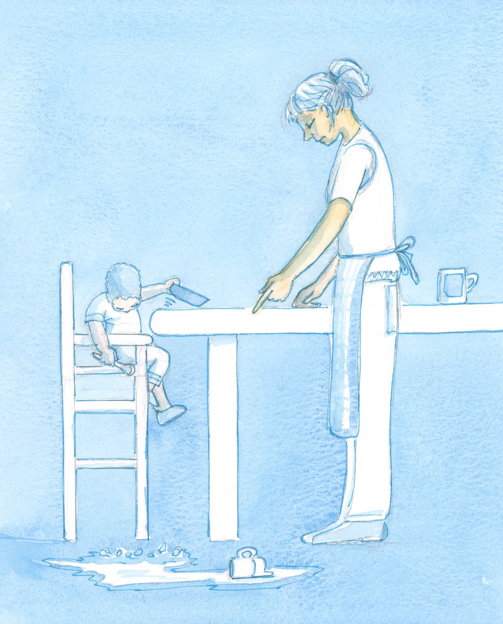 Tout comme un enfant doit apprendre les bonnes manières à table et la préoccupation pour les autres, par l