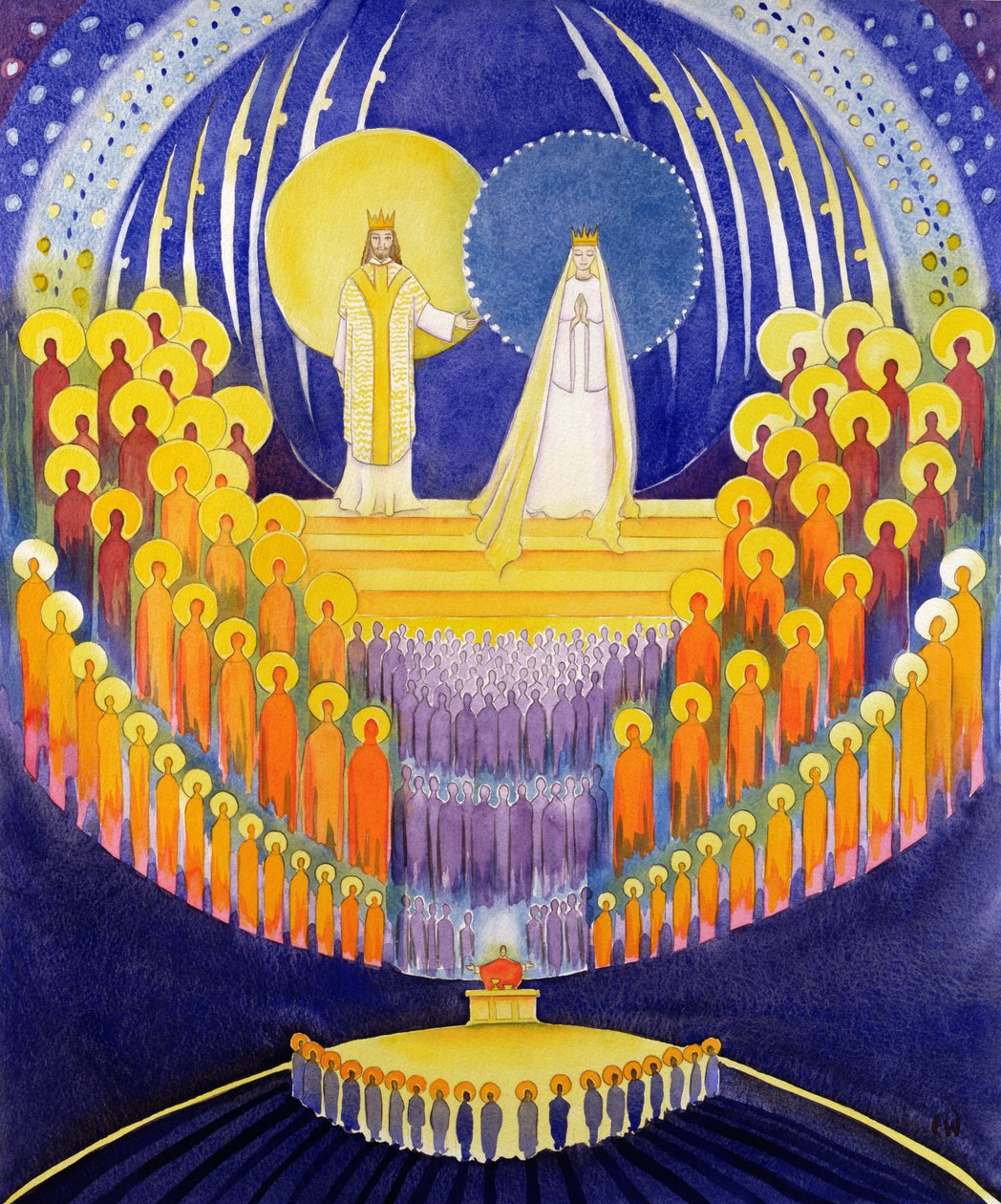 Le Couronnement de la Vierge Marie et la Gloire de tous les Saints - Elizabeth Wang