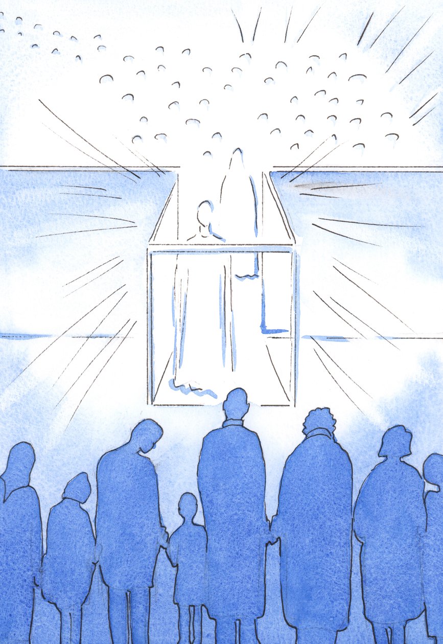 Le tabernacle est comme un couloir vers le Ciel où nous pouvons rencontrer le Christ et ses saints et nous préparer pour le Ciel à la fin de la vie - Elizabeth Wang