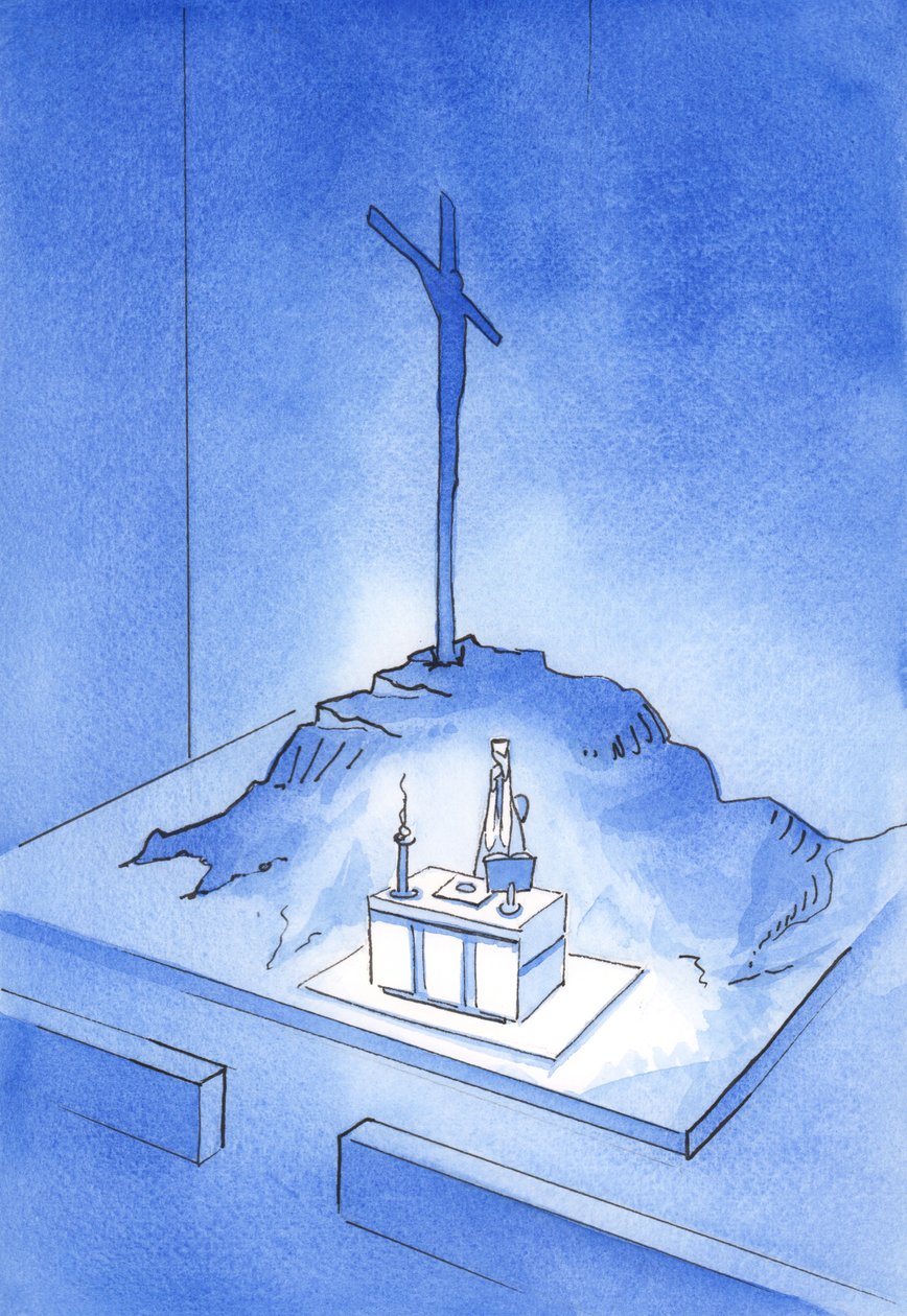 Ceci est la coupe de mon sang : le sacrifice du Calvaire est re-présenté à chaque messe - Elizabeth Wang