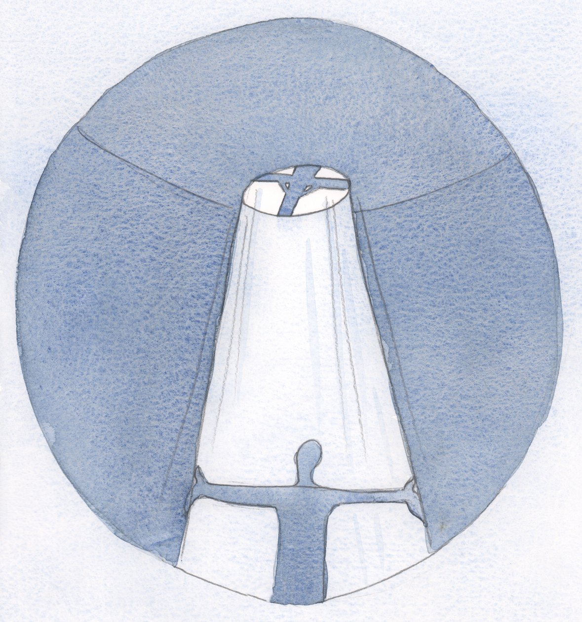 Par nos sacrifices, unis à ceux du Christ, un canal est créé par lequel la lumière du ciel peut se déverser sur les nécessiteux, 2001 - Elizabeth Wang