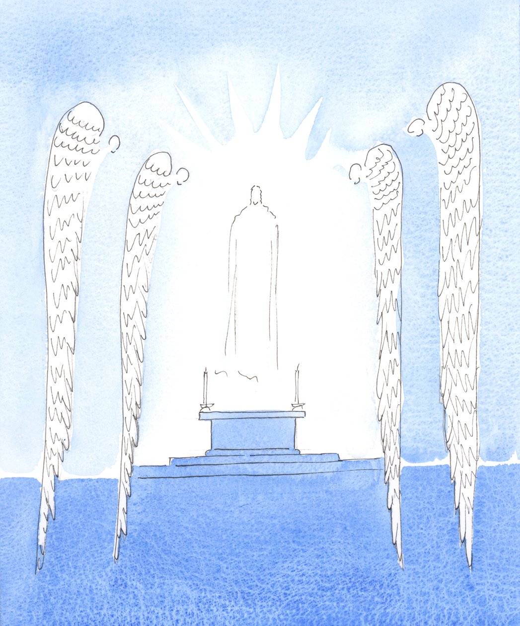 Lorsque le Christ se présente devant nous lors de la Consécration, les saints anges restent bouche bée devant l