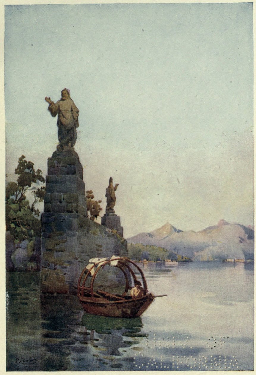 Entrée de la Villa Arconati, Lago di Como, Illustration de 