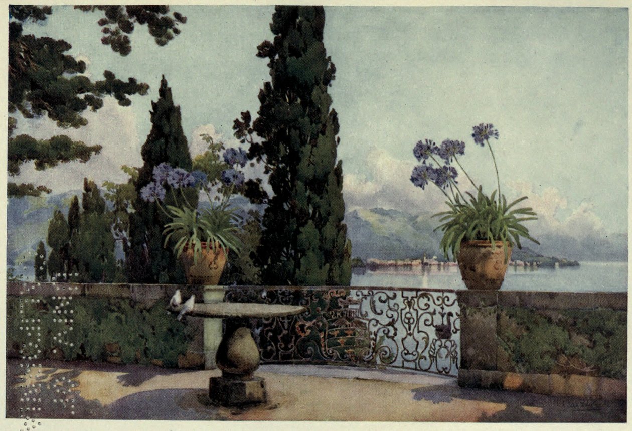 Pallanza depuis Isola Bella, Lago Maggiore, Illustration de 