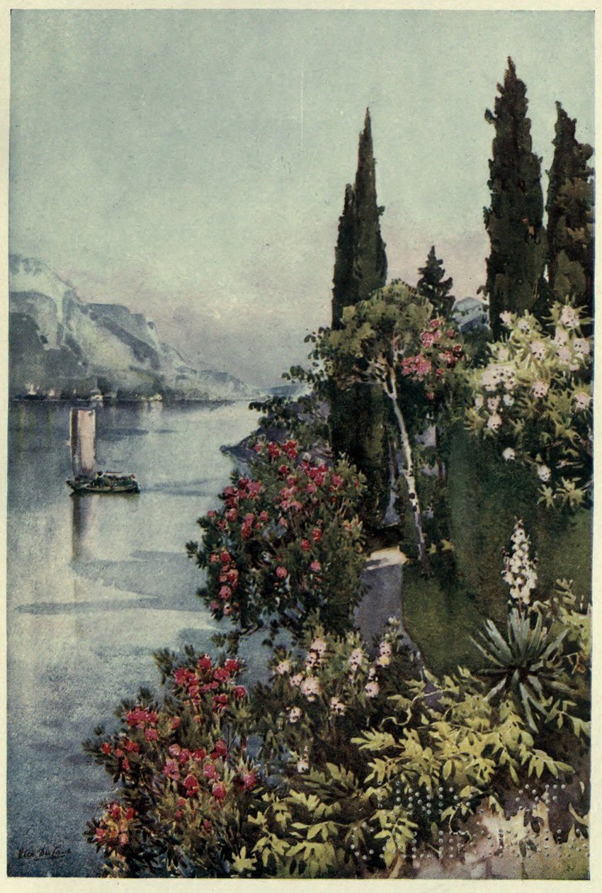 Villa Giulia, Lac de Côme, Illustration de 