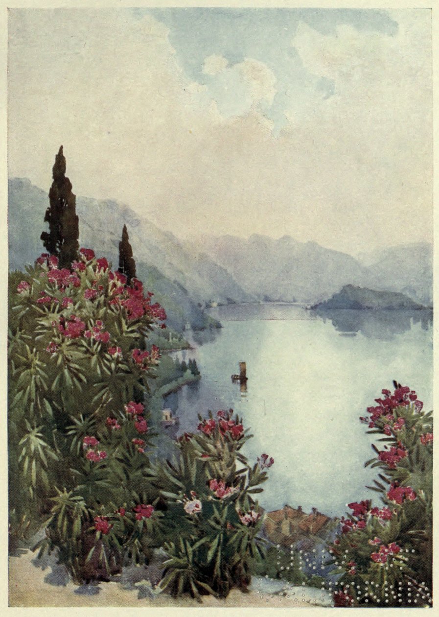 Villa Serbelloni, Lago di Como, Illustration de 