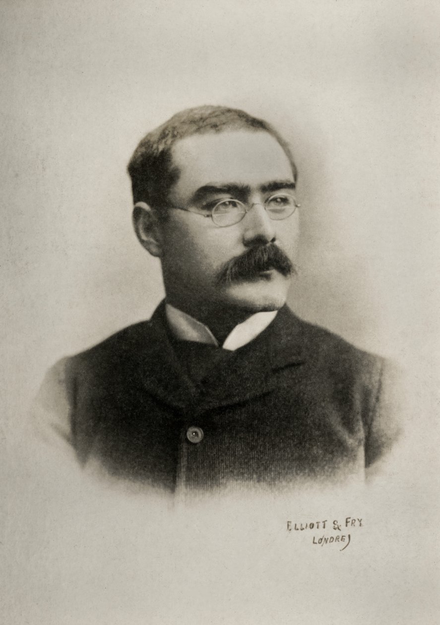 Portrait de l ecrivain Anglais Rudyard Kipling (photo) - Elliott & Fry Photography Studio
