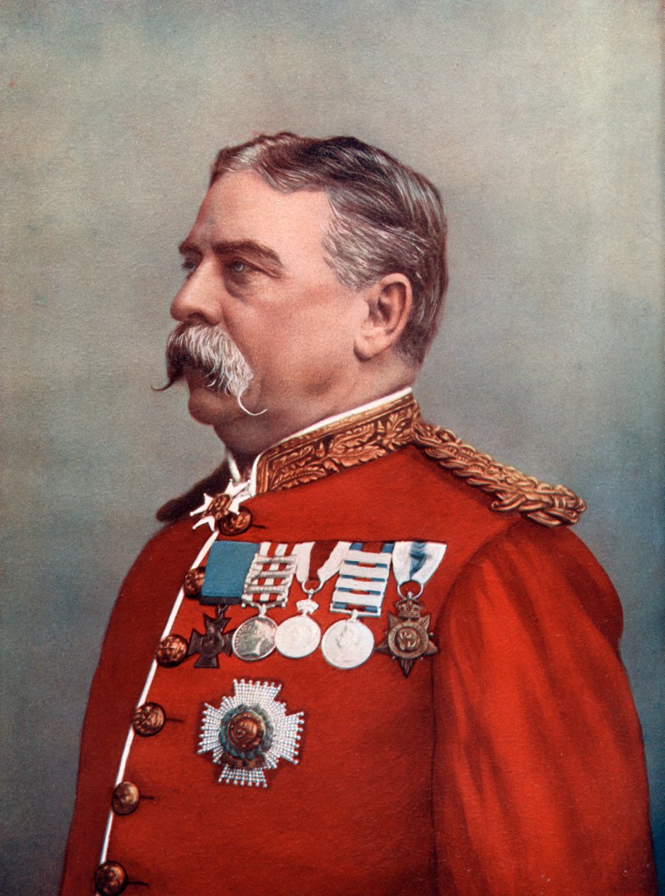 Général Sir Hugh Gough, Gardien des Joyaux, Tour de Londres, 1902 - Elliott and Fry