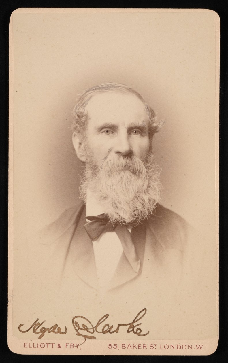 Portrait de Hyde Clarke 1815-1895, avant 1876 - Elliott and Fry