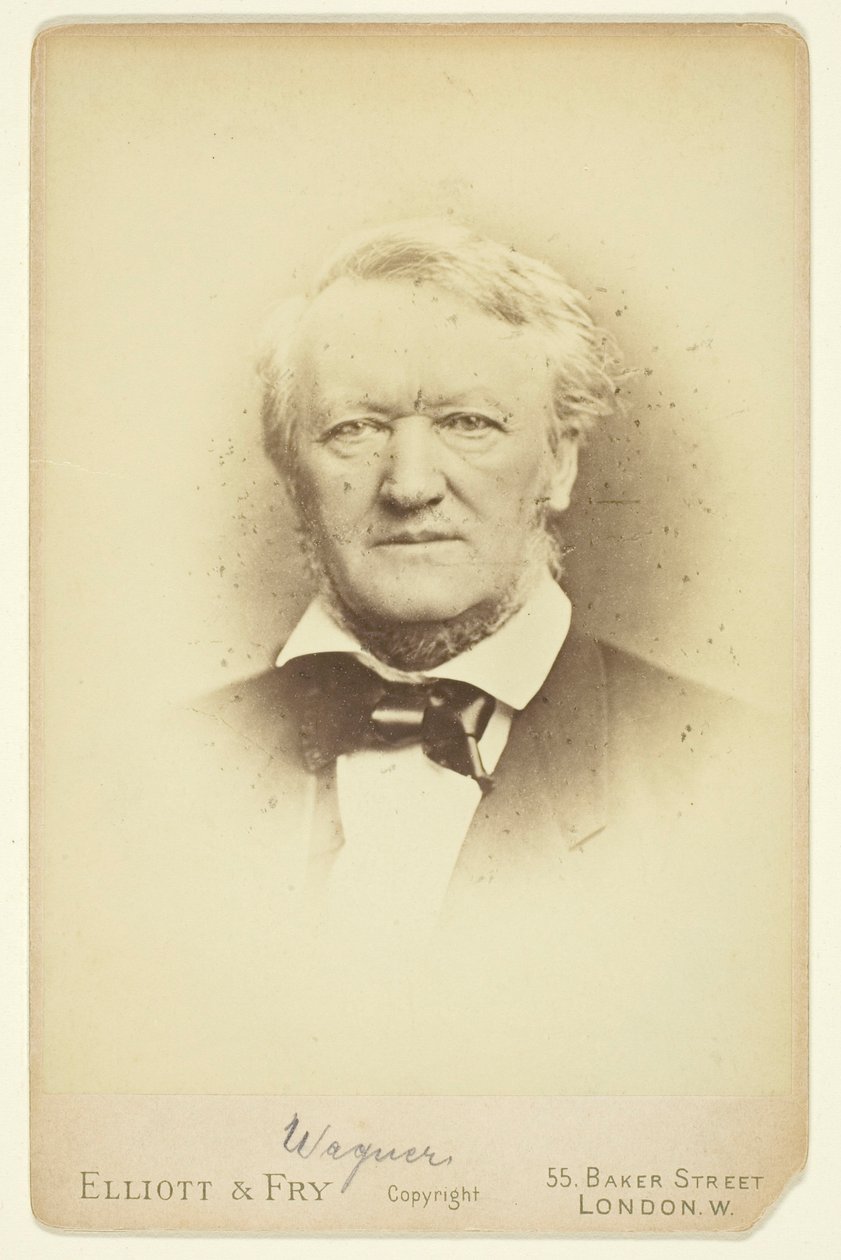 Portrait de Wagner - Elliott and Fry
