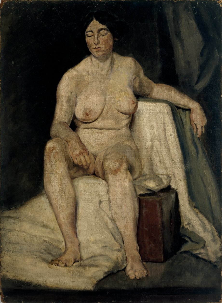 Figure féminine assise, vers 1910 - Elsie McNaught