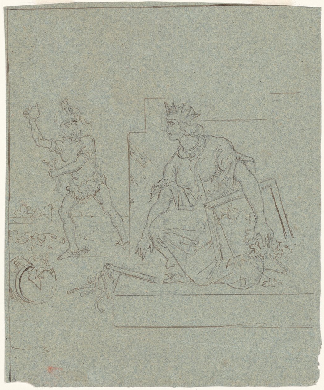 Caricature politique de la guerre civile américaine - Emanuel Gottlieb Leutze