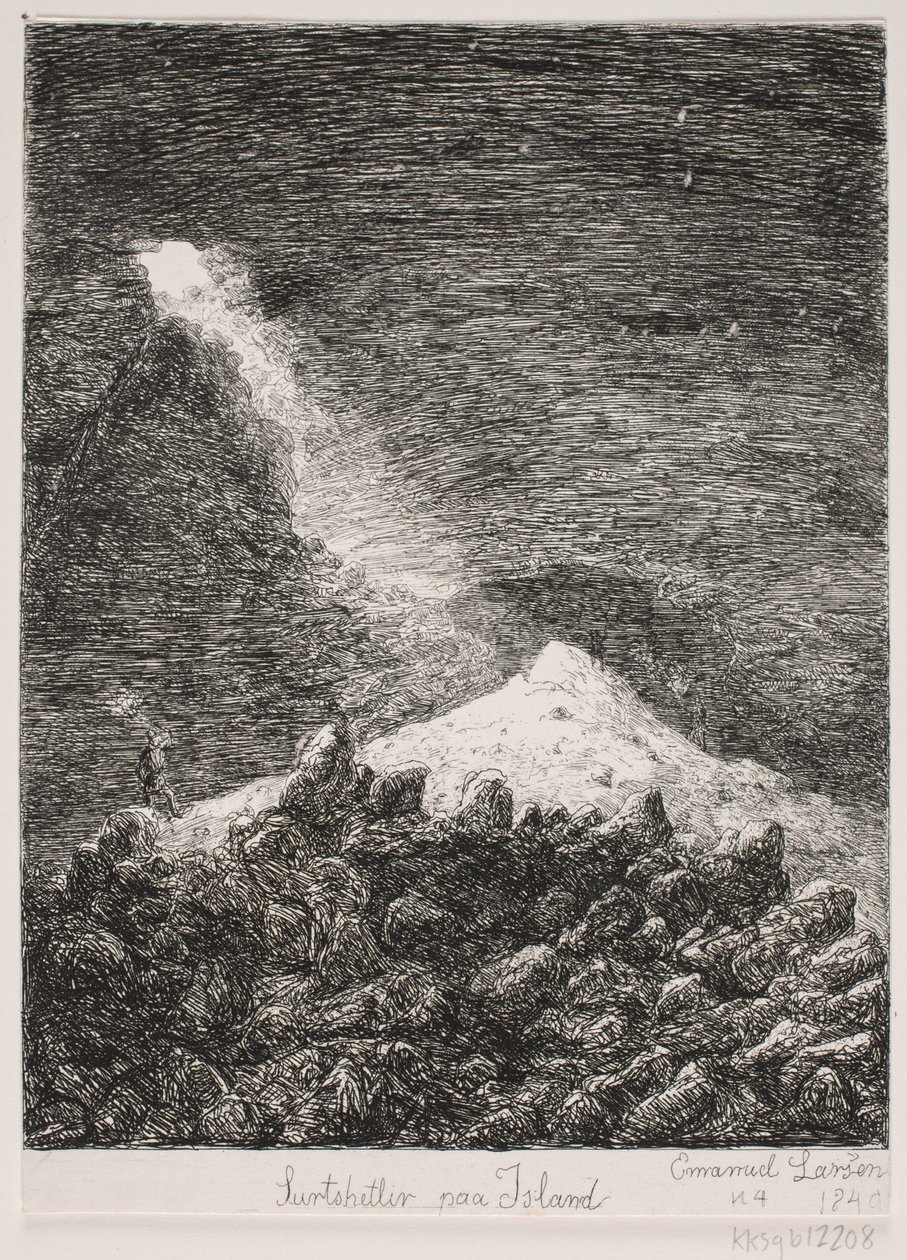 Surtshellir en Islande - Emanuel Larsen