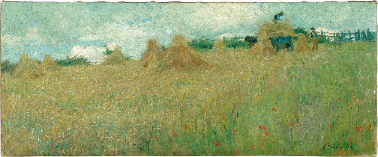 Le Champ de blé, vers 1900 - Emanuel Phillips Fox