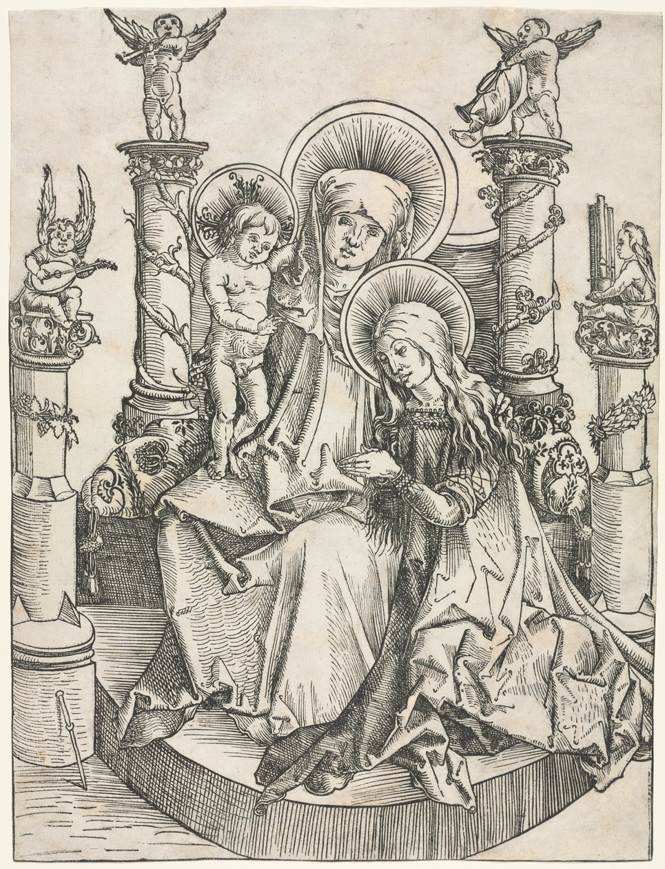 Sainte Anne, la Vierge et l