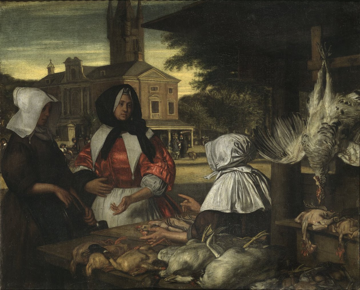 Le marché aux oiseaux, Amsterdam - Emanuel de Witte